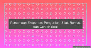 Persamaan Eksponen