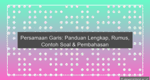 Persamaan Garis