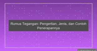 Rumus Tegangan