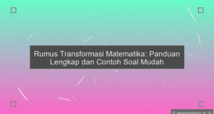Rumus Transformasi