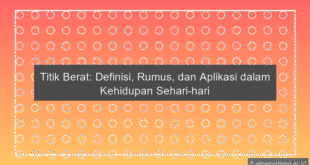 Titik Berat