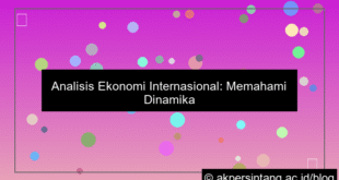 Analisis Ekonomi Internasional