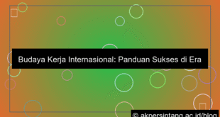 ilustrasi Budaya Kerja Internasional
