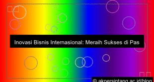 Inovasi Bisnis Internasional