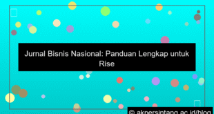 Jurnal Bisnis Nasional