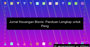 grafik Jurnal Keuangan Bisnis