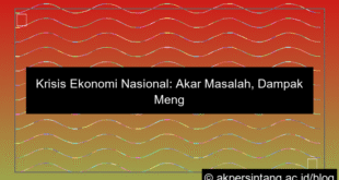 Krisis Ekonomi Nasional
