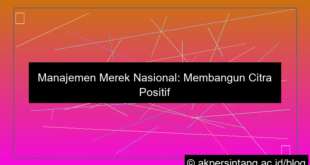 Manajemen Merek Nasional