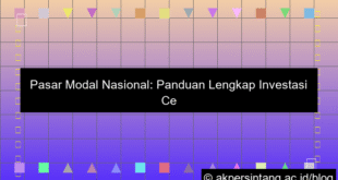 ilustrasi Pasar Modal Nasional