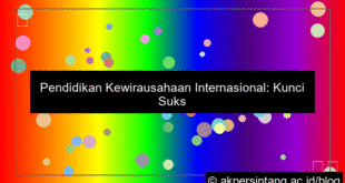 Pendidikan Kewirausahaan Internasional