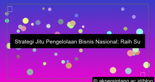 grafik Pengelolaan Bisnis Nasional