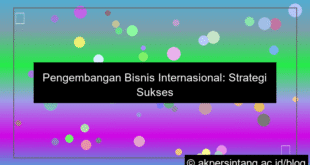 desain Pengembangan Bisnis Internasional
