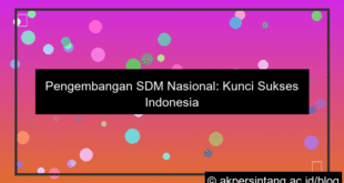 gambar Pengembangan SDM Nasional