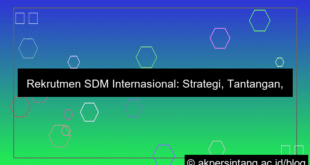 Rekrutmen SDM Internasional