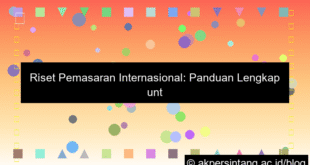 ilustrasi Riset Pemasaran Internasional