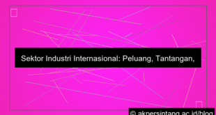 gambar Sektor Industri Internasional