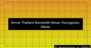 server thailand bandwidth besar