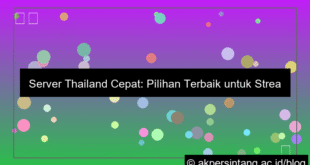 server thailand cepat
