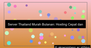 server thailand murah bulanan