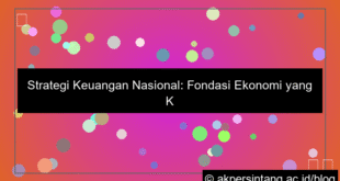 Strategi Keuangan Nasional