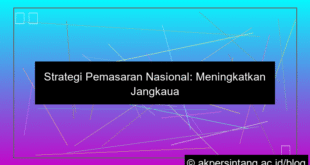 Strategi Pemasaran Nasional