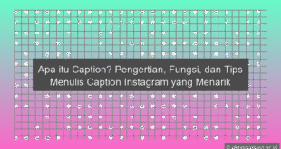 Caption Adalah