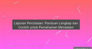 Laporan Percobaan