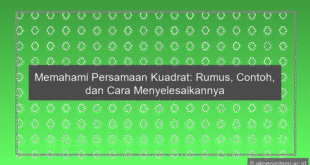 Persamaan Kuadrat