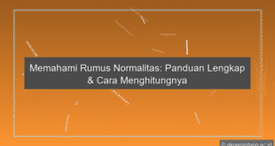 Rumus Normalitas