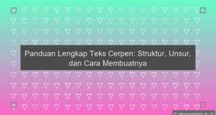 Teks Cerpen