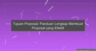 Tujuan Proposal