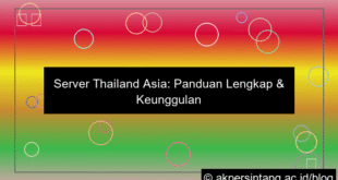 visual server thailand asia