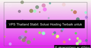 ilustrasi vps thailand stabil