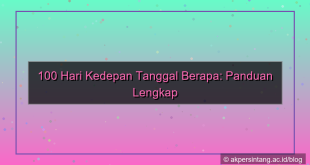 100 hari kedepan tanggal berapa