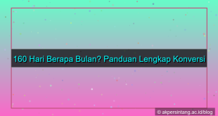 desain 160 hari berapa bulan