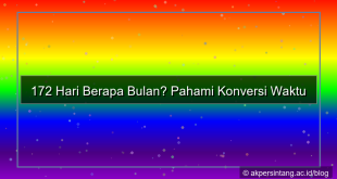 ilustrasi 172 hari berapa bulan