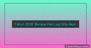 2028 berapa hari lagi