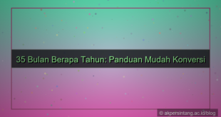 desain 35 bulan berapa tahun