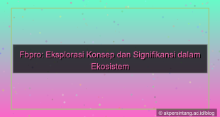 Apa Itu fbpro