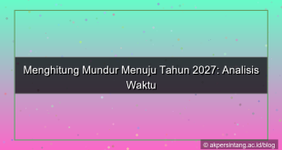 berapa hari lagi 2027