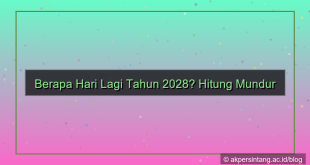 berapa hari lagi tahun 2028