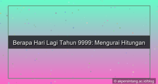 visual berapa hari lagi tahun 9999