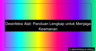 Desinfeksi alat