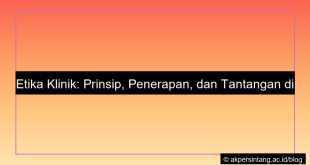 Etika klinik