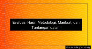 ilustrasi Evaluasi hasil