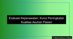 Evaluasi keperawatan