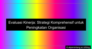 konten visual Evaluasi kinerja