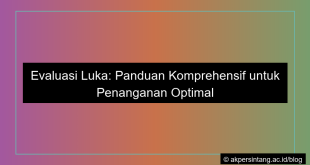 gambar Evaluasi luka