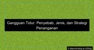ilustrasi Gangguan tidur