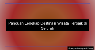 Info Wisata Dunia